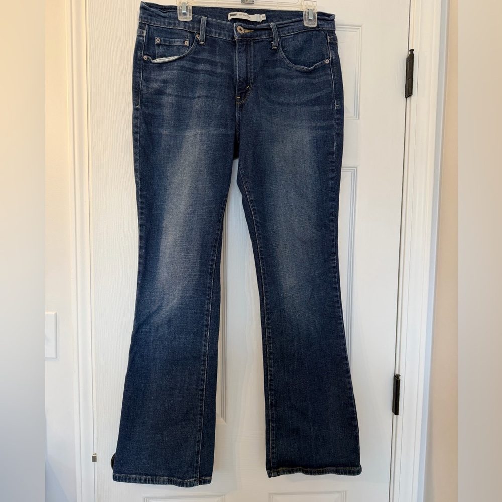 Levi's Dark Blue Wide Leg Jeans
